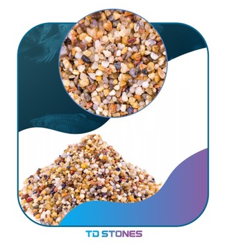 Аквариумный Гравий - Камни - Растительный субстрат - Янтарь 3-5мм 8кг