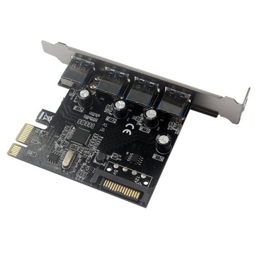 4 порта USB 3.0 Сверхбыстрый 5 Гбит/с (PCIe)