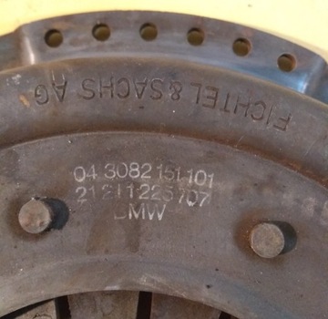 BMW E30/E28/E34 Давление сцепления Sachs M20B20