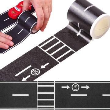 ДОРОЖНАЯ ЛЕНТА ДЛЯ ДЕТСКИХ АВТОМОБИЛЕЙ САМОКЛЕЯЩИЕСЯ НАКЛЕЙКИ НА УЛИЧНЫЕ АВТОМОБИЛЬНЫЕ ГУСЕНИЦЫ