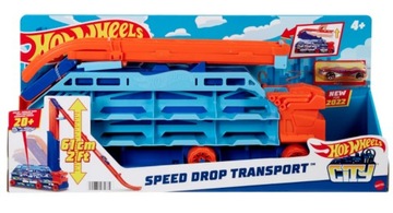 HOT WHEELS TRANSPORTER EPIC DOWNTOWN с горкой