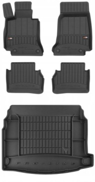 Set 3D gumové rohože Mercedes E W213 Sedan 2016-2023