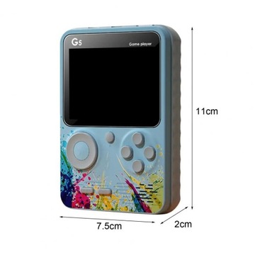 ПОРТАТИВНАЯ ИГРОВАЯ КОНСОЛЬ MINI RETRO GAMEBOY НА 500 ИГР, КАБЕЛЬ AV К ТЕЛЕВИЗОРУ