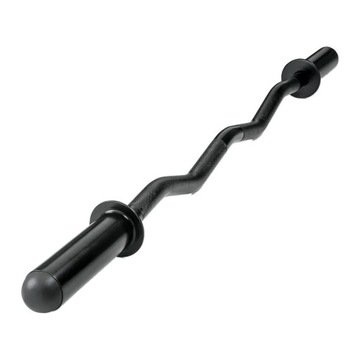 Gryf olimpijski łamany 120cm 50mm czarny SZ-ECO-50-b