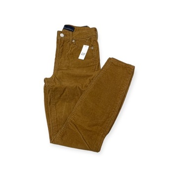 Sztruksowe spodnie damskie GAP 25R S