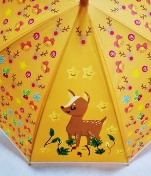 PARASOL DZIECIĘCY AUTOMATYCZNY RÓŻNE WZORY GWIZDEK