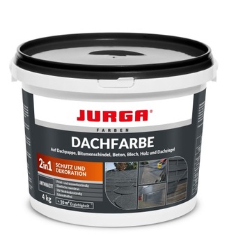 DACHFARBE farba na DACH USZCZELNIACZ dekarski antracyt WODOODPORNA 4kg