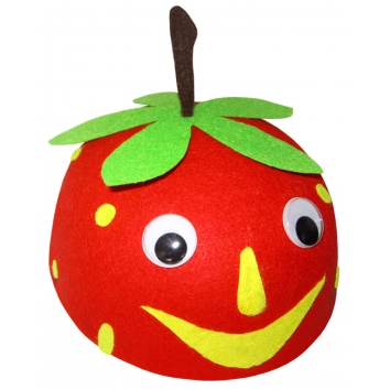 Czapka Filcowa Truskawka Przedstawienie