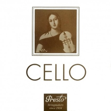 PRESTO CELLO Komplet strun wiolonczelowych 4/4