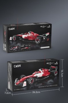 CADA BLOCKS ALFA ROMEO F1 TEAM BOLID РОБЕРТ КУБИЦА RED 271 EL FORMULA