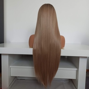 Парик LACE FRONT Блондин 40/55/80см + шапочка БЕСПЛАТНО