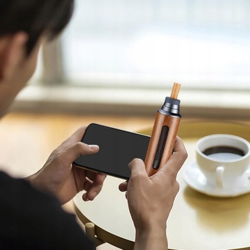 Мини-автомобильная пепельница, деревянная, бездымная, прочная, антиполетная