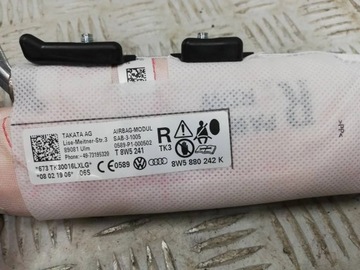 AIRBAG SEDADLO PRAVÝ ULOŽENÍ AUDI A5 8W 8W5880242K