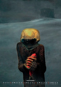 Kalendarz Beksiński 2025 A3 wzór 8