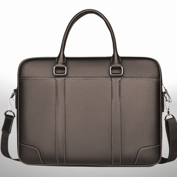 Torba na Laptopa do 13 14 15 15,6 16'' Skórzana cali na ramię męska damska