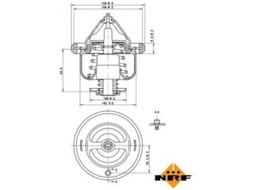 TERMOSTAT TOYOTA LAND CRUISER PRADO J120 2.7