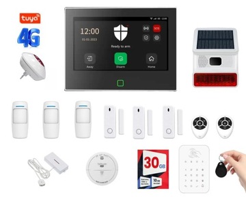 SUPER Zestaw Alarmowy Od AlarmZone Tuya Smart Wi-Fi GSM P70 LTE/4G