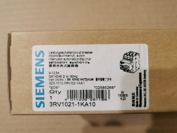 Выключатель двигателя Siemens Sirius 3RV1021-1KA10