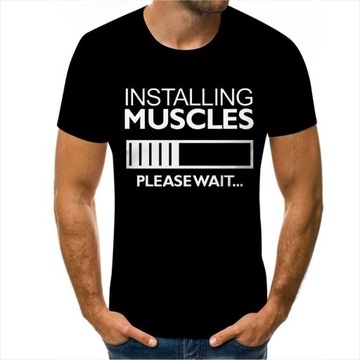 Progress Strip Мужская спортивная футболка с коротким рукавом