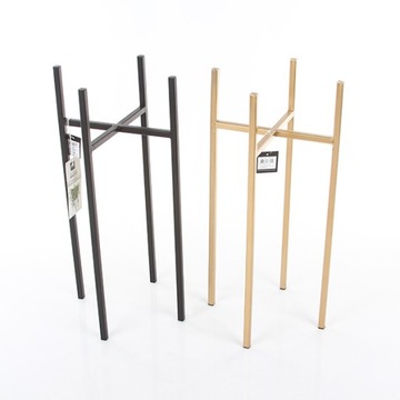 подставка для цветов черная, металлическая подставка Ascot 26x26/55