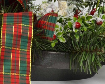 Stroik Ozdoba Dekoracja Świąteczna Święta Boże Narodzenie w Gazonie