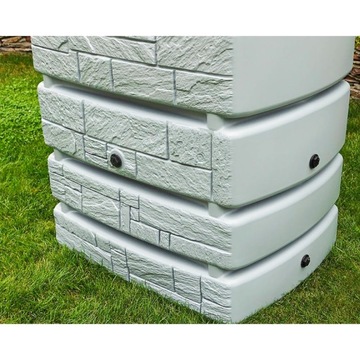 РЕЗЕРВУАР ДЛЯ ДОЖДЕВОЙ ВОДЫ Waterform Tower Stone [500L] СЕРЫЙ PROSPERPLAST