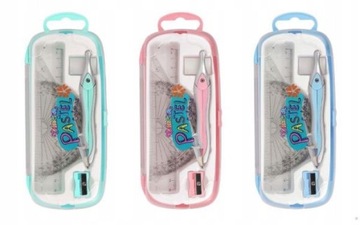 Геометрический набор из 8 элементов в пастельной коробке.