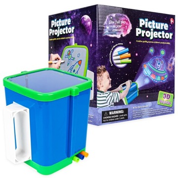 PROJEKTOR RZUTNIK DO RYSOWANIA DLA DZIECI 3D