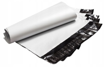 УПАКОВКИ ИЗ ФОЛЬГИ КУРЬЕРСКИЕ СУМКИ 500/600 - 100 ШТ. конверты из пластиковой фольги