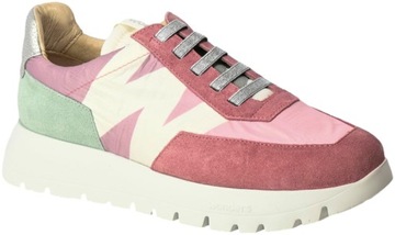 Sneakersy Wonders A-2463-T Nylon Blush Różowe