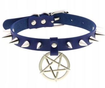 Got Hip Hop Rock pentagram Choker naszyjnik czoker