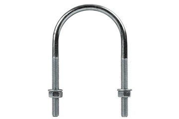 Cybant okrągły obejma M6 z nakrętkami i podkładkami 49/90 1 1/2