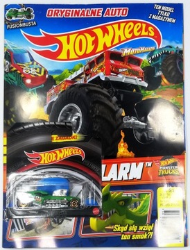 MAGAZYN HOT WHEELS 5/2023 + FUSIONBUSTA UNIKAT W CZARNYM KARTONIKU