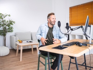 USB-ПК ПОТОКОВЫЙ ИГРОВОЙ МИКРОФОН С РУЧКОЙ