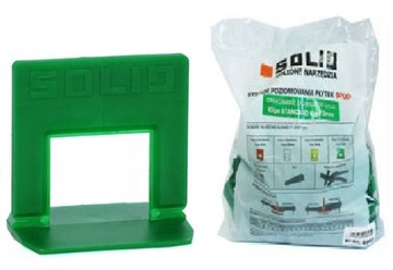 Solid System Poziomowania Płytek Klips 3 mm 100SZT