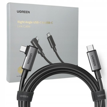 Кабель Ugreen USB Type C - Type C 60Вт, 5м, PD 3.0, VR, Черный