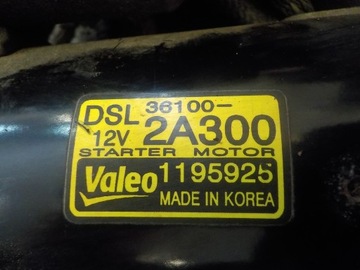 I30 I20 CEED 1.6 CRDI 11R 115KM D4FB STARTÉR 36100-2A300