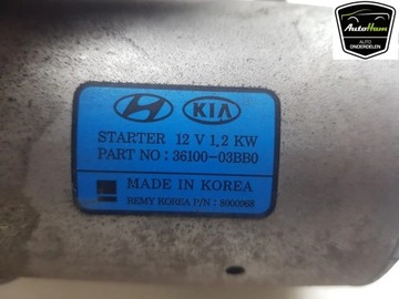 KIA PICANTO 2018 STARTÉRY KOMPLETNÍ