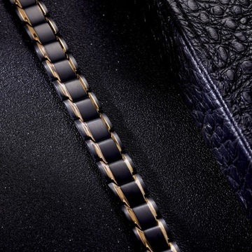 МАГНИТНЫЙ БРАСЛЕТ ЗДОРОВЬЯ МУЖСКИЕ ЖЕНСКИЕ МАГНИТЫ ТИТАН СТАЛЬ ЧЕРНЫЙ