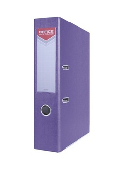 Segregator A4/75m niklowane okucia fioletowy