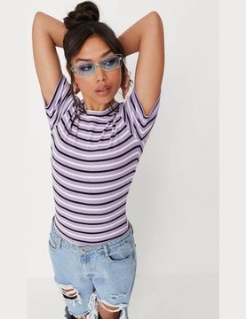 ТРИКОТАЖНОЕ БОДИ MISSGUIDED_STRIPED TJF29008 R.S
