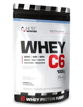 HI TEC Whey C-6- 1000g BIAŁKO IZOLAT WPI WPH WPC