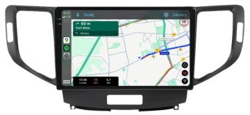 Honda Accord 8 2008-2015 Navigace Android Carplay Rádio Mapa Obrazovka Qled
