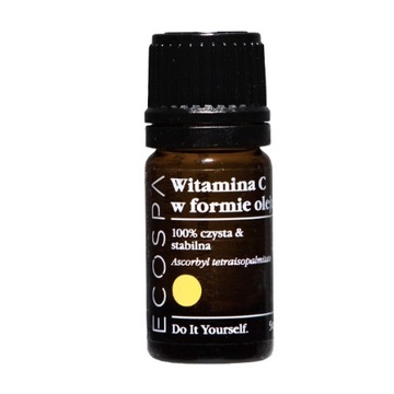 WITAMINA C W OLEJU TETRAIZOPALMITYNIAN ASKORBYLU ANTYOKSYDANT 5 ML ECOSPA