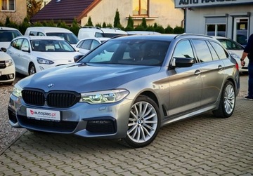 BMW Seria 5 G30-G31 Touring 520d 190KM 2019 BMW Seria 5 Polski salon, bogato wyposazona 2.0 Diesel 190KM, zdjęcie 1