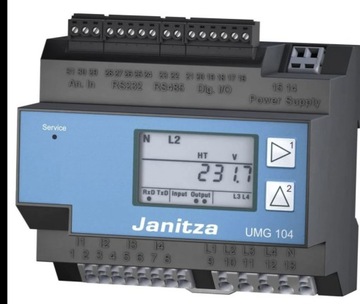 Analizator UMG 104 Janitza. Wyłączny dystrybutor. Pomoc w uruchomieniu.