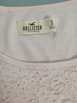 HOLLISTER BLUZKA z odkrytymi ramionami o dopasowanym kroju S