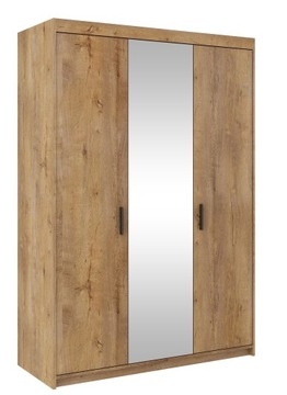 TRINO szafa z lustrem uchylna 3-drzwiowa 133 cm