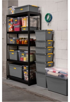 КОНТЕЙНЕР-ОРГАНИЗАТОР С КРЫШКОЙ 12,5 Л серый