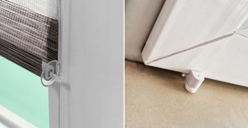 Gotowe mini rolety Dzień Noc z prowadnicami rolety wewnętrzne 43x150